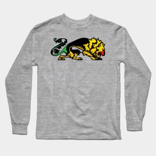 Heraldic Reggae Lion Long Sleeve T-Shirt